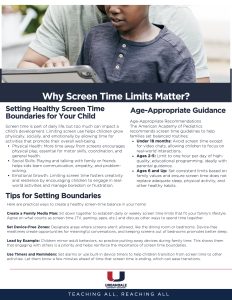 Why Screen Time LImits Matter 